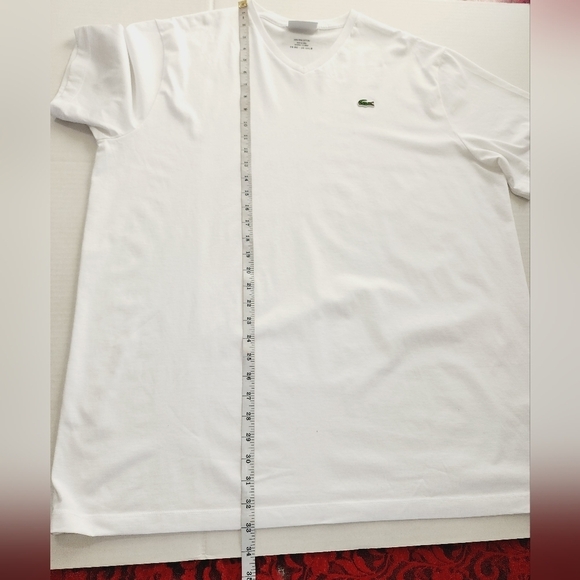 🌸 Lacoste| Mens V Neck Tshirt, size 1XLB - Picture 10 of 11